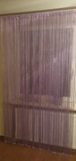 Firana typu Makaron - (fiolet) 2szt.