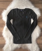 Szara bluzka longsleve Polo Ralph Lauren XS