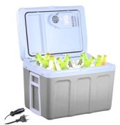 Lodówka turystyczna samochodowa 48L przenośna kółka grzanie 12V/230 