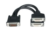 Adapter DMS-59 (Male) - 2x DVI 24 + 5 (Female) do podłączenia 2 monitorów.