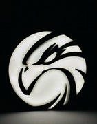 Lampka led w kształcie głowy orła