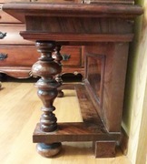 Lustro zabytkowe XIX w. drewniane stojące, antyk