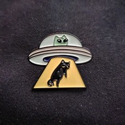 pin przypinka broszka UFOKOT - KOCIE UFO - KOT W UFO