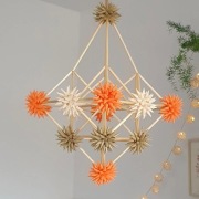 Pająk ludowy ozdoby ze słomy sztuka ludowa