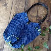 Torba tulipan, shopperka, na ramię, rękodzieło, handmade 