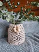 Wazon makrama lampion