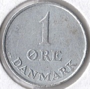 DANIA 1 ore 1970, KM# 839, XF