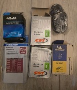 Zestaw 5 nowych detek rowerowych Michelin, CST, Fischer, XLC Rozne rozmiary