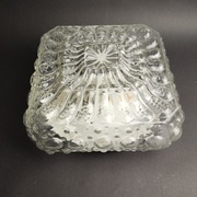 Plafon szklany , szkło "bubble glass" unikatowy wzór, stan bardzo dobry