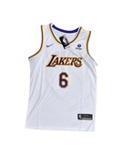LeBron James Lakers Jersey Nike Nowa Metka NBA L biała King James kosz