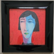 Obraz za szkłem, H. Chroboczek 