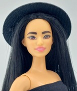 Kapelusz dla lalki Barbie czarny