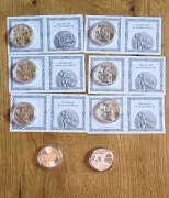 Sprzedam 8 srebrnych monet 1oz