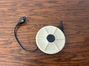 Przedłużacz ósemka zwijany szpulowy retro vintage PRL 4 metry