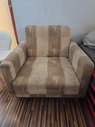 Fotel rozkładany z wczesnych lat 80-tych