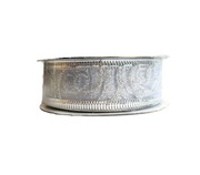 WSTĄŻKA TAŚMA dekoracyjna z lamówką Boże Narodzenie organza 2,3 cm.