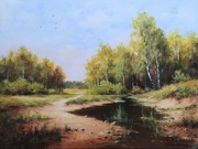 Art-124_Letni pejzaż - obraz olejny 