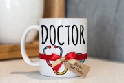 Kubek dla Lekarza Śmieszny Prezent dla Doktora Medycyna Kawa