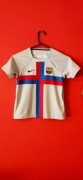 Koszulka t-shirt piłkarski Fc Barcelona czarna z kolorowym krzyżem s 22/33