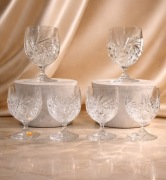 6 szt -  Eleganckie kryształowe kieliszki. Nachtmann 24% PbO (lata 70–90)