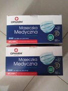 Maseczka medyczna z elastyczną gumką 50 sztuk