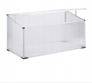 Szklarnia przezroczysta 100x50x50 cm relaxdays