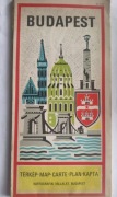 Mapa Budapesztu plan miasta 1973