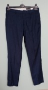 Granatowe spodnie garniturowe męskie H&M rozm.S