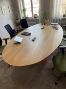 Duży, dębowy stół do biura / co-workingu / sali konferencyjnej / 170x340 cm