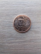Francja 5 euro cent 2003; serce