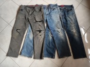 dżinsy spodnie męskie przecierane casual americanos disconti sarol