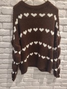 Sweterek serduszka damskie 