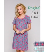 REGINA koszula nocna 341/2 kolor szary r. S