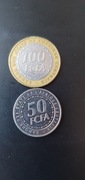 Afryka Środkowa 50 i 100 FCFA