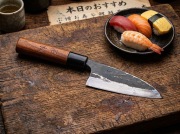 Vintage Japoński Nóż Ko-Deba Nishimoto Tokusen – Aogami – 130 mm / 7 mm