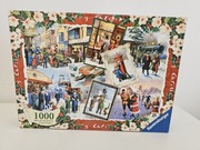 Puzzle świąteczne 1000 elementów Mikołaj święta
