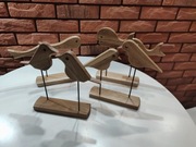 Figurki dekoracyjne z drewna dębowego 