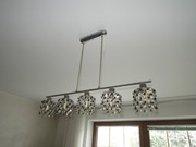 Żyrandole (2 szt.), plafon (1 szt.) i kinkiety (4 szt.) duży komplet 