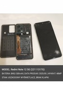 Xiaomi Redmi Note 12 5G (BN5J) 2023 Uszkodzony - 