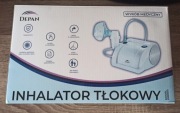 Cichy inhalator tłokowy z dwiema maskami w zestawie