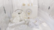 Zestaw do komunijny,wianek komunijny,torebka komunijna,rękawiczki komunijne