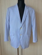 Paul Costelloe Luksusowa Marynarka Letnia Seersucker Prążki L/ XL