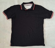 Koszulka polo rozmiar M czarna z kieszonką