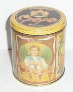 KAKAO VAN HOUTEN - PUSTA STARA PUSZKA PUDEŁKO - METAL - ATRAKCYJNA GRAFIKA