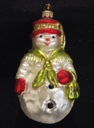 Duża bombka Pani BAŁWANEK szklana retro kształtki bańki vintage prl?