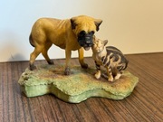 Pies i kotek urocza figurka 