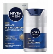 NIVEA MEN Anti- Age Hyaluron Przeciwzmarszczkowy Krem do twarzy męski 50ml