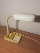 Zabytkowa duża lampka biurkowa z segregatorem PRL