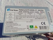 Zasilacz Star Tronic ST 450CPBA 350W ATX sprawny retro P4