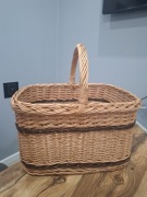 Kosz wiklinowy zakupowy